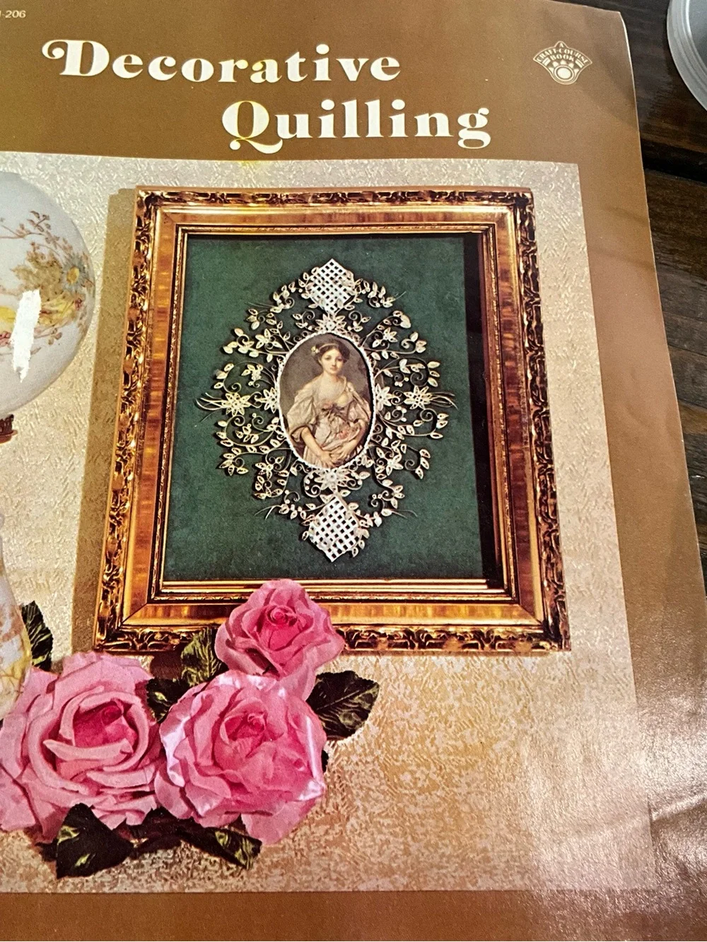 Vintage Lot of Decorative Quilling Materials Strips Book Crafting
